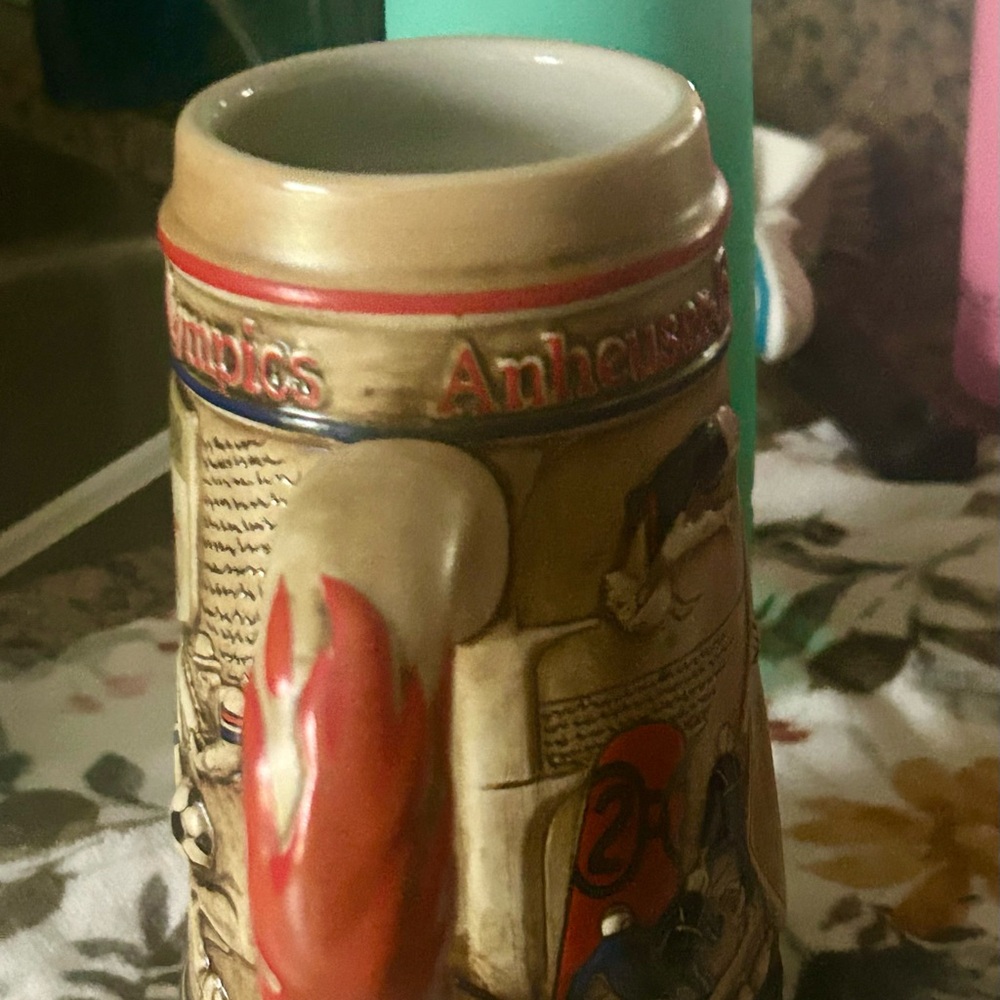 Vintage collector’s Budweiser Beer Stein Olympic Los Angeles 1984